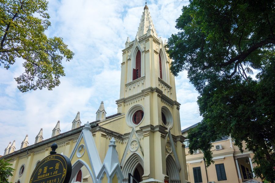 広州の西洋建築が並ぶ観光名所 中国 沙面島！