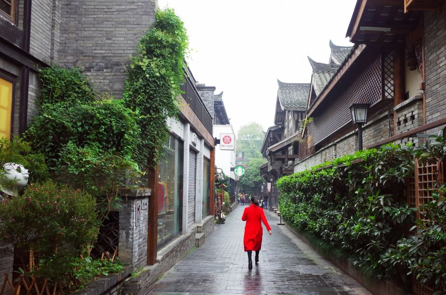 成都の伝統的な街並みの観光名所 中国 寛窄巷子！