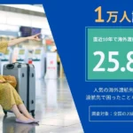 10年以内の海外渡航経験者は約4人に1人―1万人調査で見えた「海外旅行のリアルな困りごと」