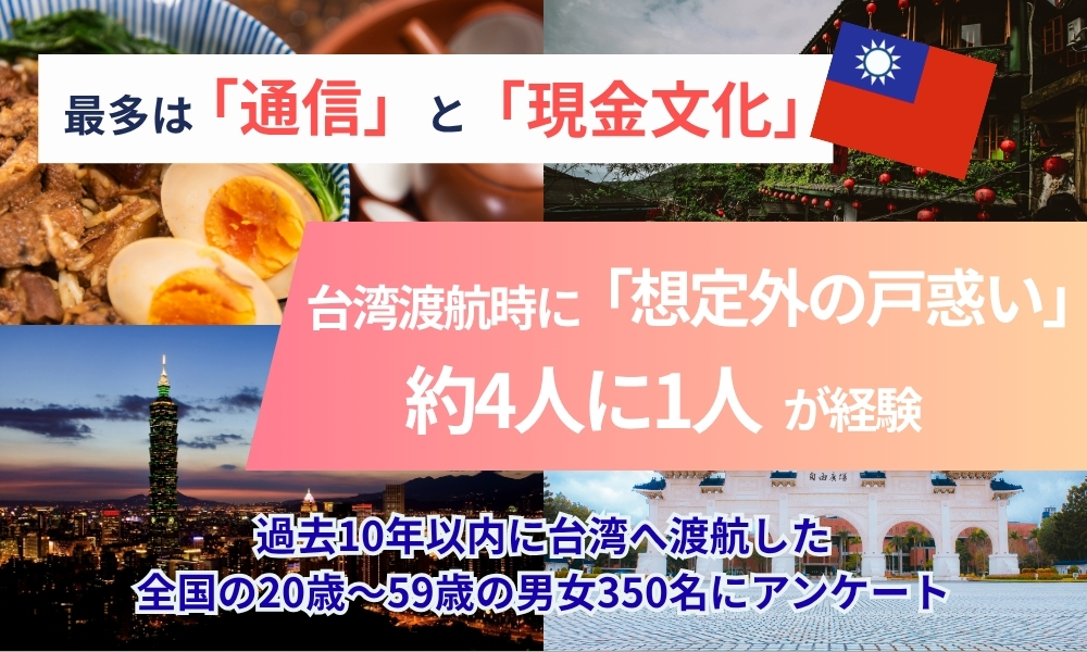 台湾渡航者に関するアンケート調査